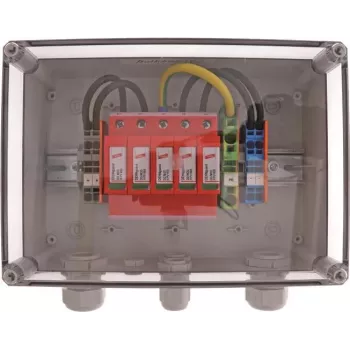 DEHN DCU 2 YPV 1100 2M 1S απαγωγός υπέρτασης Τύπου 2 για φωτοβολταϊκές εγκαταστάσεις, 2 MPPT, 1 string ανά MPPT, 1100 V DC, θήκη IP65 900921