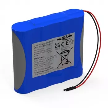 Ansmann Li-Ion πακέτο μπαταρίας 2S2P 7,2V 5100mAh 4x 18650 με καλώδιο & BMS