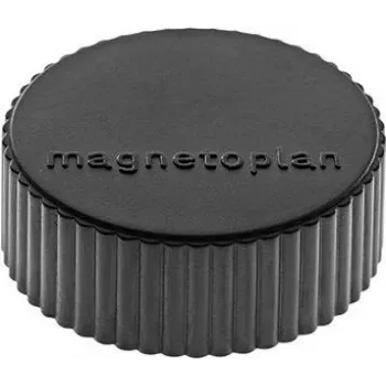 magnetoplan Discofix Στρογγυλός μαγνήτης magnum, μαύρος με συμπαγή πυρήνα φερρίτη, δύναμη συγκράτησης περ. 2,0 kg (1660012)
