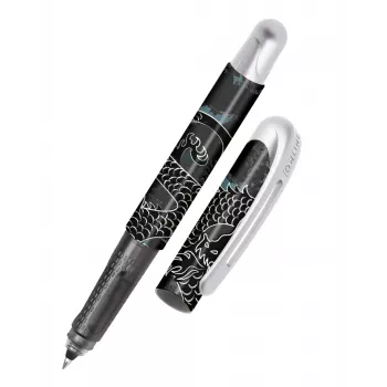 ONLINE Schreibergeräte College Rollerball Pen Black Dragon 0,7 mm μπλε μελάνι 12664/3D