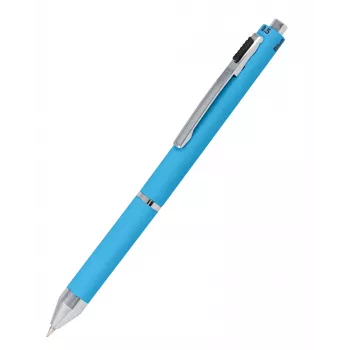 ONLINE SCHREIBGERÄTE Στυλό διαρκείας 4 χρωμάτων Multipen μπλε (κόκκινο, μπλε, μαύρο, γκρι μελάνι), 1 τεμ. 32072/3D
