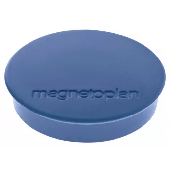 MAGNETOPLAN HOLTZ Discofix Στρογγυλός μαγνήτης Standard, Σκούρο μπλε, Συμπαγής φερρίτης, 0,7 kg δύναμη συγκράτησης, 10 τεμ. (1664214)