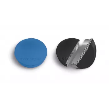 MAGNETOPLAN HOLTZ Discofix Στρογγυλός μαγνήτης Standard, Σκούρο μπλε, Συμπαγής φερρίτης, 0,7 kg δύναμη συγκράτησης, 10 τεμ. (1664214)