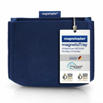 MAGNETOPLAN HOLTZ magnetoplan Θήκη μαρκαδόρων magnetoTray big 1227714 Μπλε