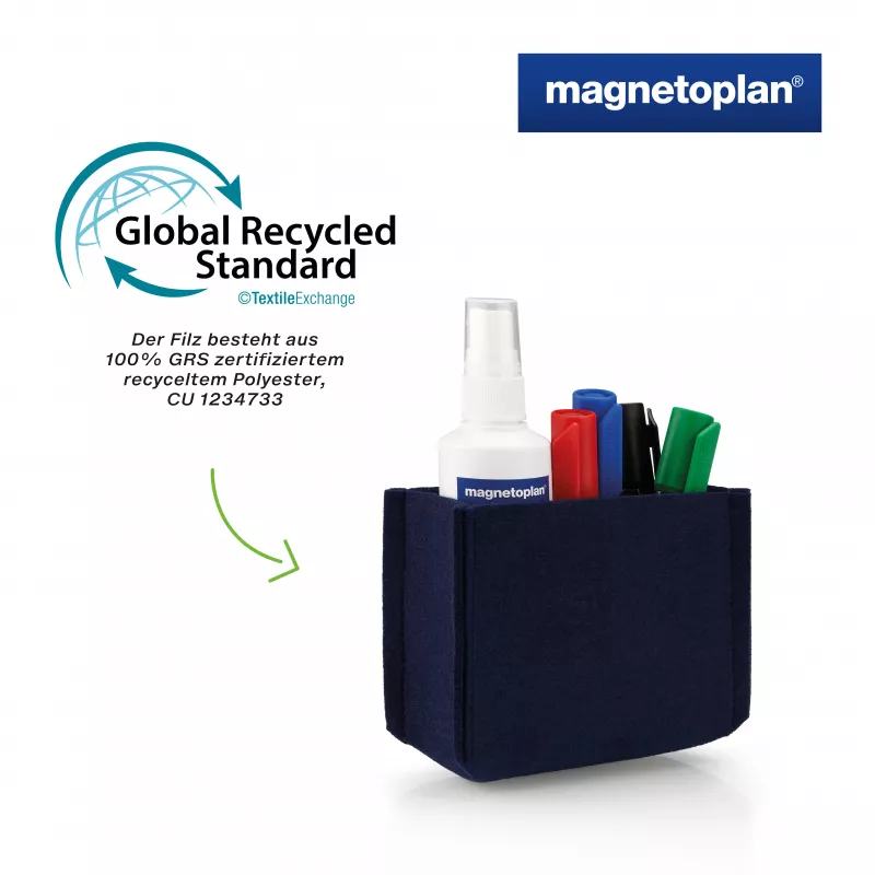 MAGNETOPLAN HOLTZ magnetoplan Θήκη μαρκαδόρων magnetoTray big 1227714 Μπλε