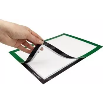 MAGNETOPLAN HOLTZ magnetofix Πλαίσιο πληροφοριών DIN A4, Πράσινο, αναδιπλούμενο, αμφίπλευρο, αυτοκόλλητο 1131905