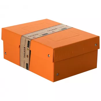 FALKEN PURE Κουτί αποθήκευσης 1250 φύλλα Παστέλ πορτοκαλί 18,0 x 25,0 x 10,0 cm, 1 τεμ. (22001848000F)