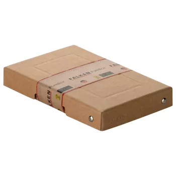 FALKEN PURE Κουτί αποθήκευσης 310 φύλλων Φυσικό καφέ 12,0 x 18,5 x 2,5 cm, 1 τεμ. 22001824000F