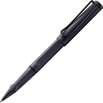 LAMY Safari στυλό roller ανοξείδωτο μαύρο με φυσίγγιο μελανιού T10 1240210