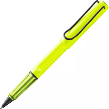 LAMY Safari στυλό roller νέον κίτρινο, μπλε μελάνι (1241857)