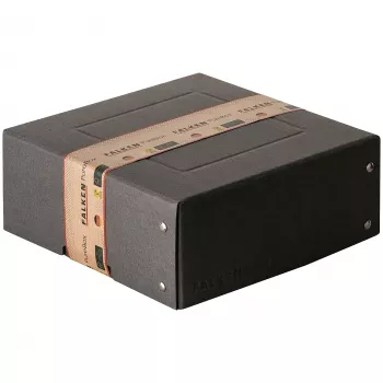 FALKEN PURE κουτί αποθήκευσης 200x200mm για 1050 φύλλα, μαύρο, 21x21x8,5 cm 22001752000F
