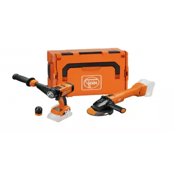 FEIN Combo Kit ASCM 18 QM Δραπανοκατσάβιδο + CCG 18-125 BL Γωνιακός λειαντήρας με L-BOXX 136, 18V Brushless, 90 Nm, 125 mm, Bare Tool 99100000837