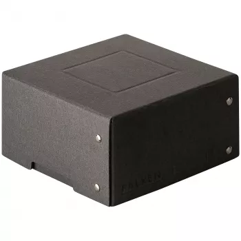 FALKEN PURE Κουτί αποθήκευσης 150x150mm 1050 φύλλων Μαύρο 16,0 x 16,0 x 8,5 cm, 1 τεμ. (22001744000F)