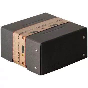 FALKEN PURE Κουτί αποθήκευσης 150x150mm 1050 φύλλων Μαύρο 16,0 x 16,0 x 8,5 cm, 1 τεμ. (22001744000F)