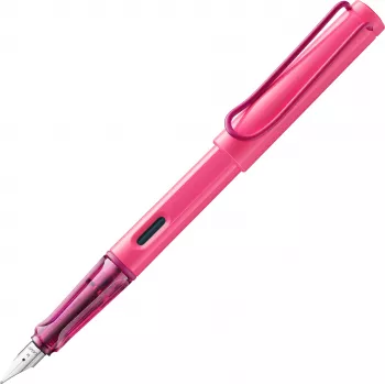 LAMY Safari Στυλό με πένα Neon Pink Μεσαία μύτη (M) - 1241892