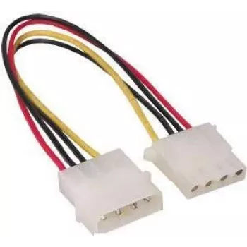 GoodConnections 5,25 ίντσες 4-Pin Molex Καλώδιο επέκτασης τροφοδοσίας, εσωτερικό, 20cm (5021-4VL)