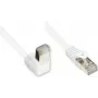 GoodConnections Cat. 5e F/UTP Καλώδιο Patch, 3m, Λευκό, γωνιακό σε ευθύ RJ45 805W-030EWI
