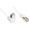 GoodConnections Cat. 5e F/UTP Καλώδιο Patch, 3m, Λευκό, γωνιακό σε ευθύ RJ45 805W-030EWI