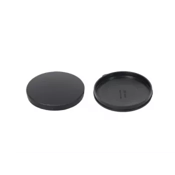 GoodConnections Alcasa 9870-60 Καπάκι φακού 60mm με κεντρικό κλείσιμο για κούμπωμα (Μαύρο)