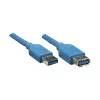 GoodConnections Καλώδιο επέκτασης USB 3.0 Βύσμα A σε Υποδοχή A, Μπλε, 1 m (2711-B01)