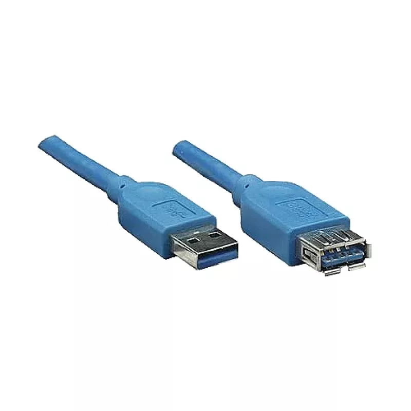 GoodConnections Καλώδιο επέκτασης USB 3.0 Βύσμα A σε Υποδοχή A, Μπλε, 1 m (2711-B01)