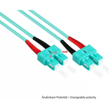 GoodConnections LW-810SC3 OM3 Duplex Multimode LWL Καλώδιο Patch, SC/SC, 50/125, 10 m