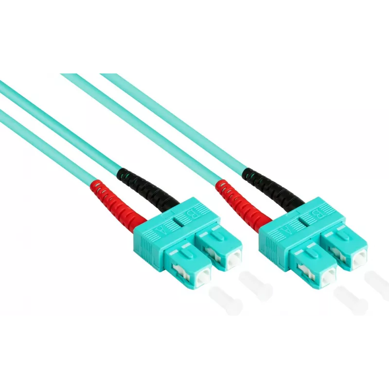 GoodConnections LW-810SC3 OM3 Duplex Multimode LWL Καλώδιο Patch, SC/SC, 50/125, 10 m