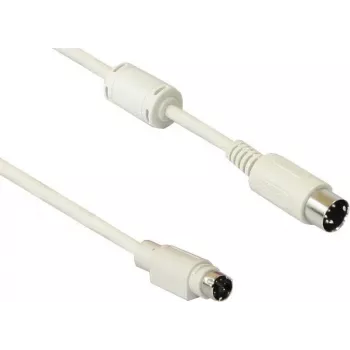 Good Connections PS/2 σε AT Καλώδιο προσαρμογέα πληκτρολογίου (Mini DIN 6-Pin βύσμα αρσενικό σε DIN 5-Pin βύσμα αρσενικό, 0,2 m, Μαύρο) 4251-STS