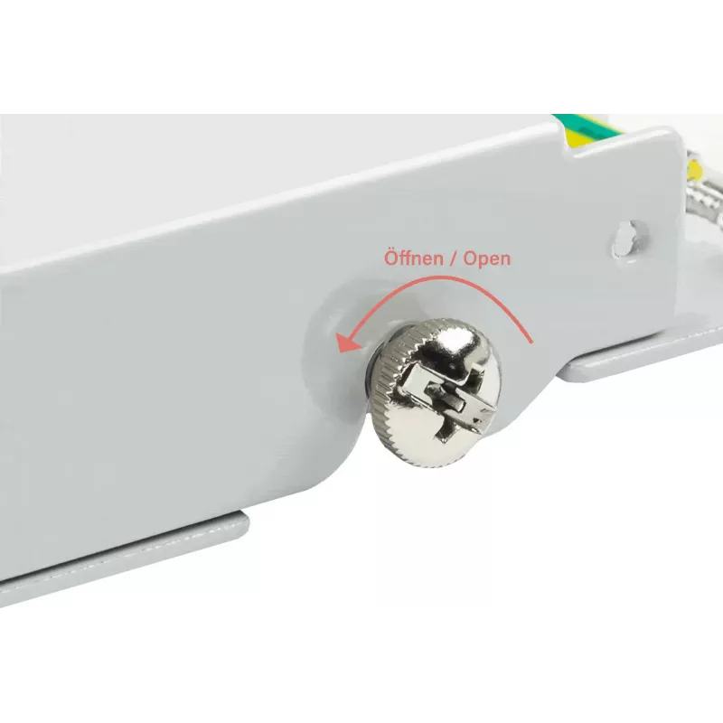 GoodConnections Alcasa GC-N0111 Cat6 θωρακισμένο RJ45 Keystone module - Γκρι