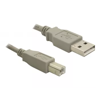 Delock USB 2.0 A βύσμα αρσενικό σε B βύσμα αρσενικό Καλώδιο upstream, 3 m, Μαύρο 82216