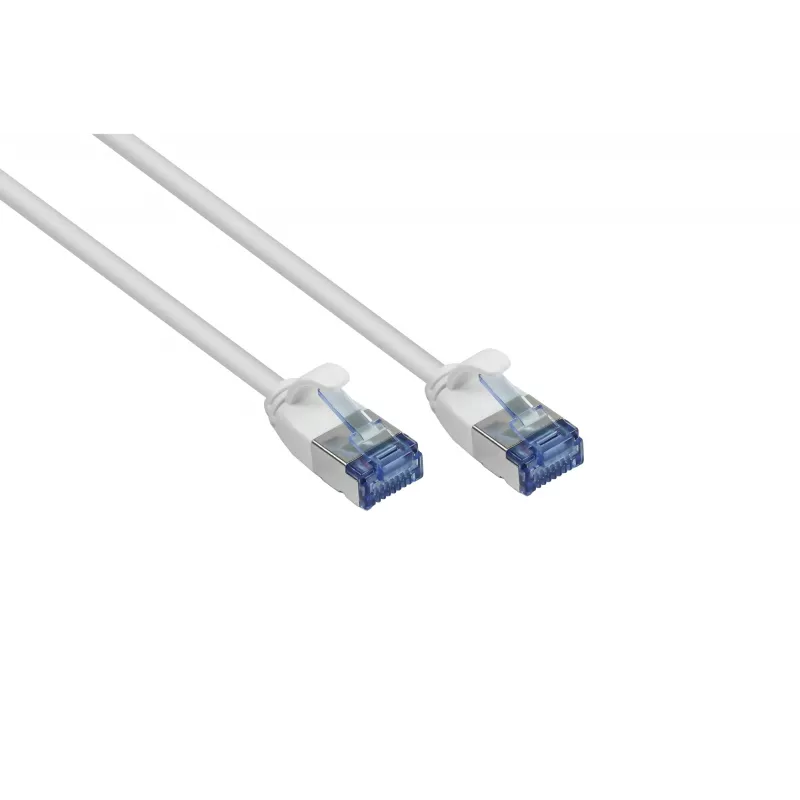 GoodConnections RNS SlimLine Cat.6A U/FTP LSZH Καλώδιο patch, 5m, Λευκό 8060-HS050W