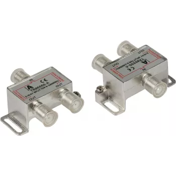 GoodConnections διανομέας SAT με F-συνδέσεις, 2 απλός, 5-2250 MHz