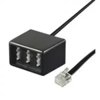 Good Connections RJ11 (6P4C) βύσμα αρσενικό σε NFN υποδοχή θηλυκή προσαρμογέας τηλεφώνου TAA-NFN
