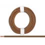 Donau Elektronik 218-88 λεπτό καλώδιο 2 x 0,14 mm² καφέ 5 m
