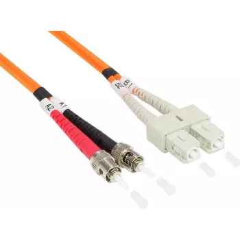 GoodConnections OM2 Duplex Multimode Καλώδιο patch οπτικών ινών ST/SC, 50/125µm, 5m, Πορτοκαλί LW-805TC