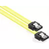 GoodConnections Καλώδιο SATA 6 Gb/s με μεταλλικό κλιπ, 0,50 m, Κίτρινο 5047-A05Y