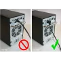 GoodConnections Καλώδιο patch Cat. 5e F/UTP, 2m, Μαύρο, 90° σε ευθύ RJ45 805S-020EWI