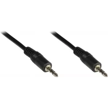 GoodConnections Καλώδιο στερεοφωνικού βύσματος 3,5mm 2,5m αρσενικό σε αρσενικό Μαύρο 1970-02