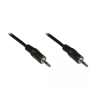 GoodConnections Καλώδιο στερεοφωνικού βύσματος 3,5mm 2,5m αρσενικό σε αρσενικό Μαύρο 1970-02