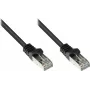 Alcasa 855S-015 Καλώδιο patch Cat5e SF/UTP, RJ45, 1,5 m, Μαύρο