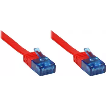 Good Connections Καλώδιο patch επίπεδο Cat.6a U/UTP, RJ45, 500 MHz, Κόκκινο, 3 m 8060-HF030R