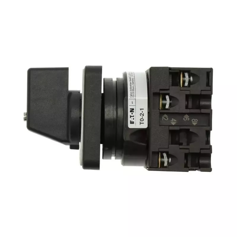 Eaton T0-2-1/E Διακόπτης εκκεντροφόρος 20A 2πολικός 90° Γκρι/Μαύρο 024639