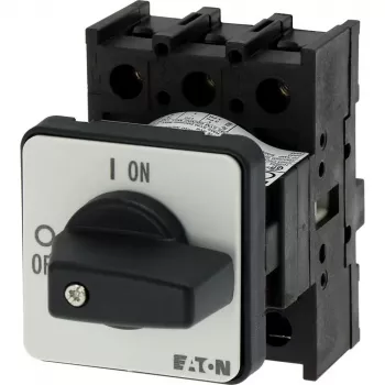 Eaton P1-25/E 3-πολικός διακόπτης απομόνωσης, 25 A, IP65, μαύρο/λευκό 038724