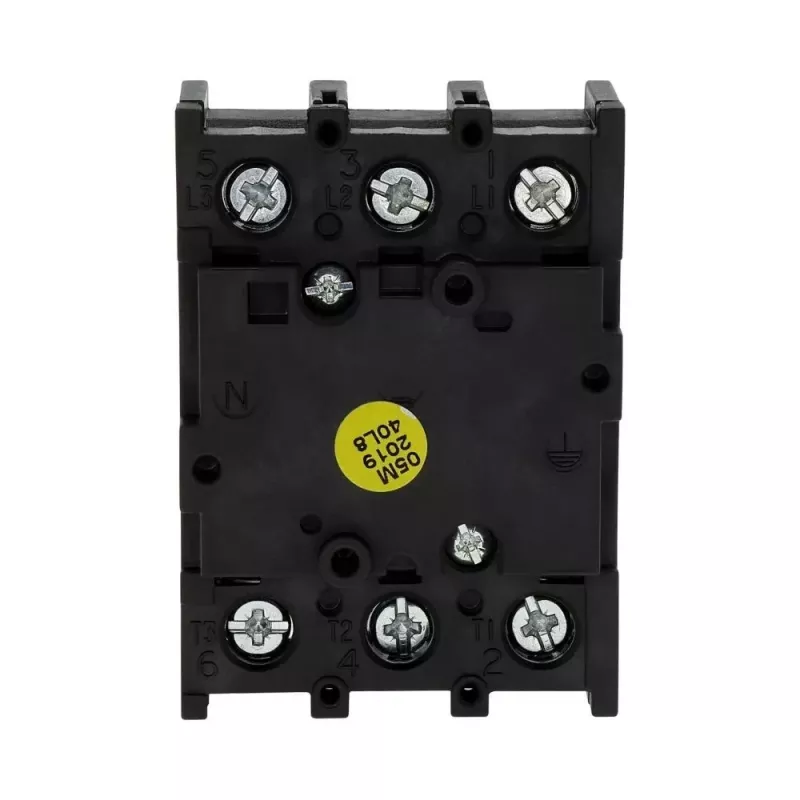 Eaton P1-25/E τριπολικός διακόπτης μοχλού, μαύρο/λευκό 038724