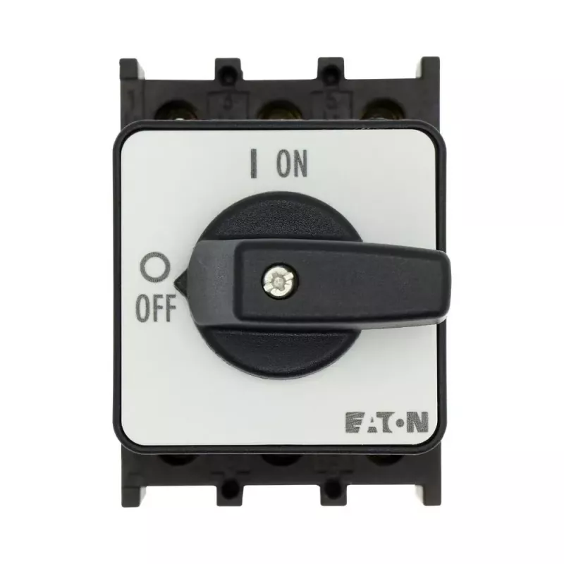 Eaton P1-25/E τριπολικός διακόπτης μοχλού, μαύρο/λευκό 038724