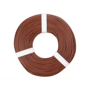 Donau Elektronik 125-058 Πολύκλωνο καλώδιο 1 x 0,25 mm² καφέ 50 m