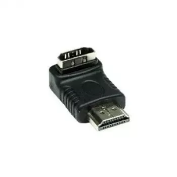 Good Connections Προσαρμογέας HDMI 19-Pin αρσενικό σε θηλυκό, γωνιακός προς τα κάτω, μαύρο (HDMI-FMWU)
