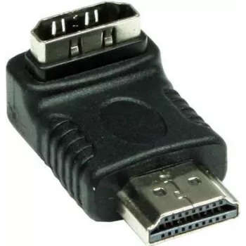 Good Connections Προσαρμογέας HDMI 19-Pin αρσενικό σε θηλυκό, γωνιακός προς τα κάτω, μαύρο (HDMI-FMWU)
