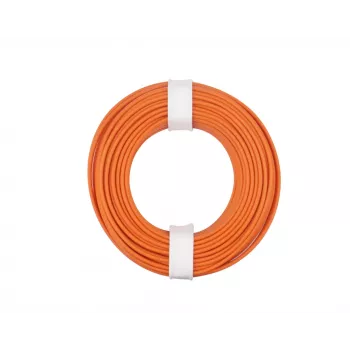 Donau Elektronik 175-017 LiY καλώδιο αγωγός 1 x 0,75 mm² πορτοκαλί, 1 τεμ.