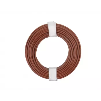 Donau Elektronik 175-018 LiY καλώδιο 1 x 0,75 mm² καφέ